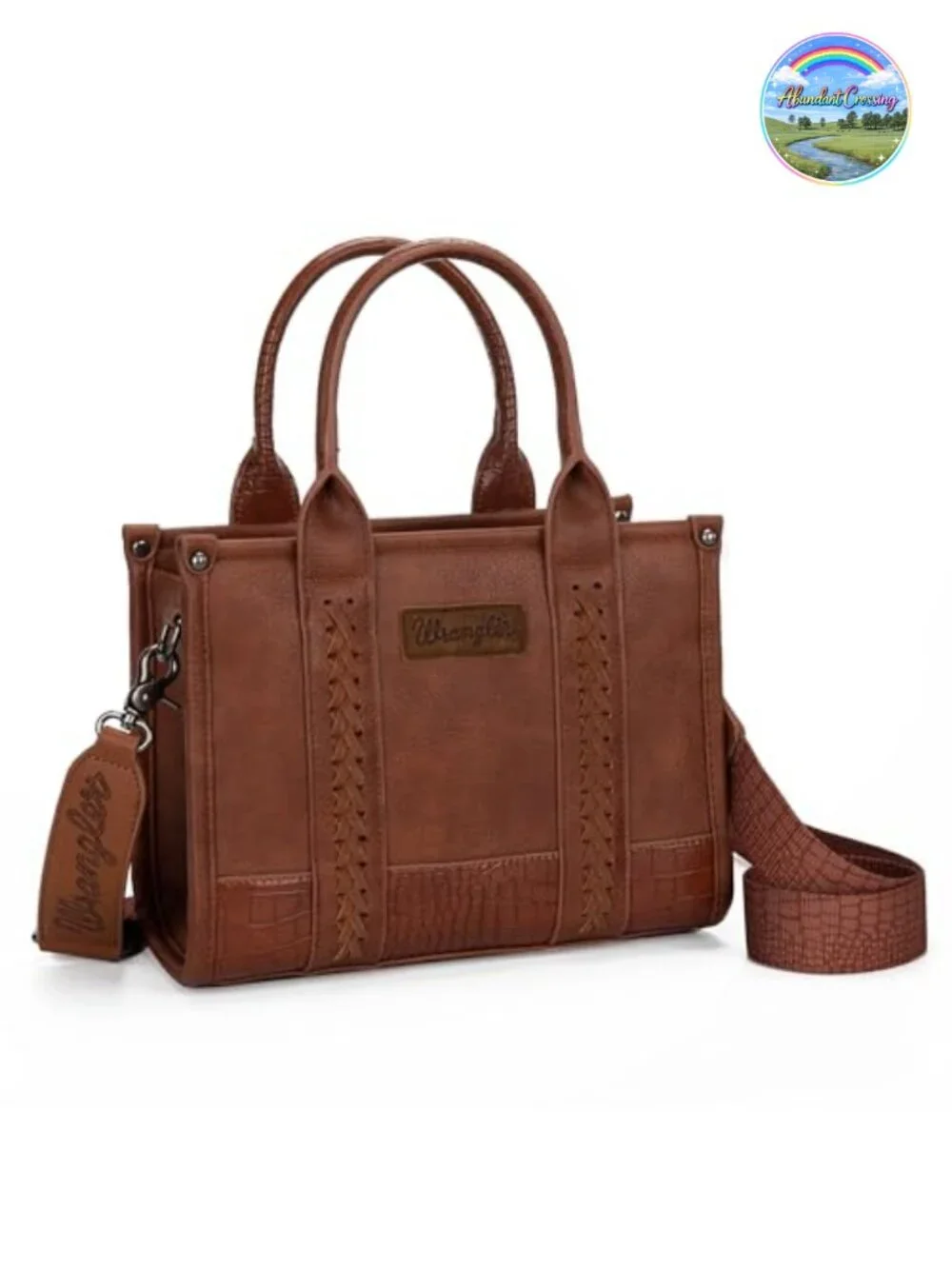 Western Cow Print Tote Bag Faux Leather Top Handle Satchel
